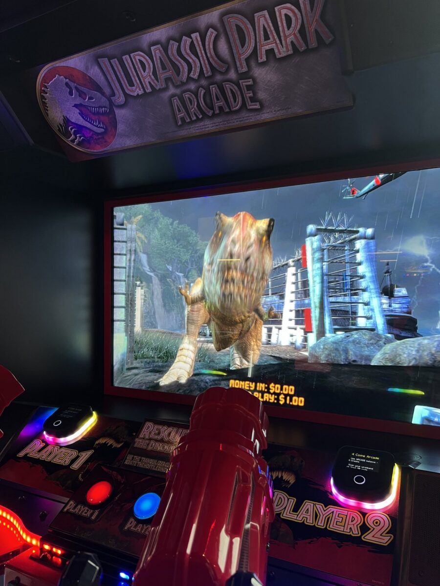 Jurassic Park Arcade shooting game in Eupen - Jeu de tir Jurassic Park Arcade à Eupen - Schießspiel Jurassic Park Arcade in Eupen